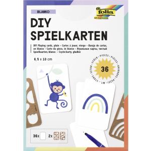 Folia Spielkarten blanko 6,5x10cm