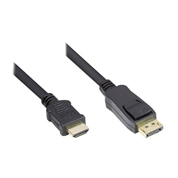 Good Connections Kabel DP1.2-St.-HDMI1.4b-St. schwarz 2m DP-HDMI (4014619300297)