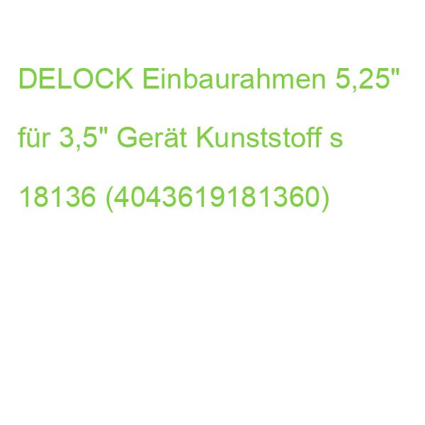 DELOCK Einbaurahmen 5,25