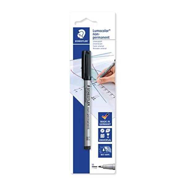 STAEDTLER Lumocolor Folienstift non-permanent M schwarz