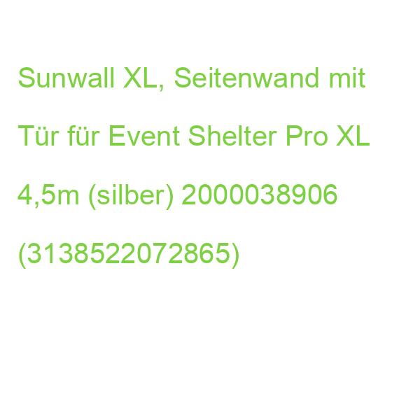 Sunwall XL, Seitenwand mit Tür für Event Shelter Pro XL 4,5m (silber) 2000038906 (3138522072865)