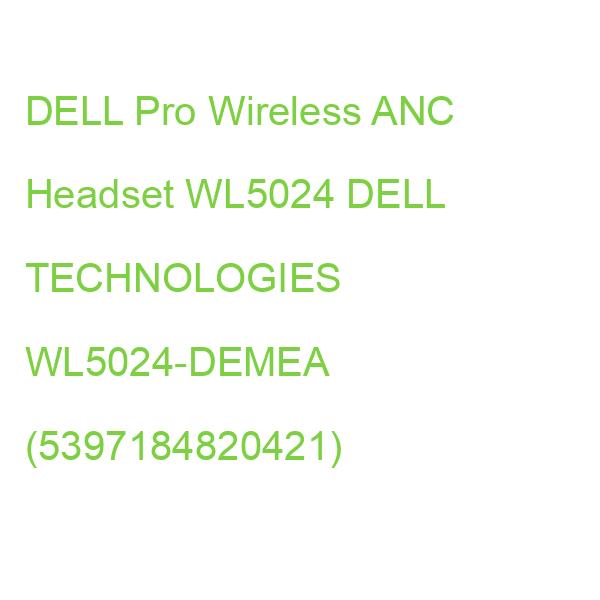 DELL Pro Wireless ANC Headset WL5024 DELL TECHNOLOGIES WL5024-DEMEA (5397184820421)
