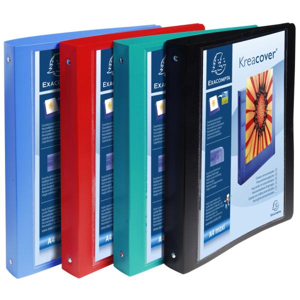 Ringbuch Kreacover, PP, 4-Ring-Mechanik, A4 EXACOMPTA 51229E (3130631512294)