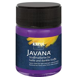 KREUL Stoffmalfarbe JAVANA violett 50ml Glas