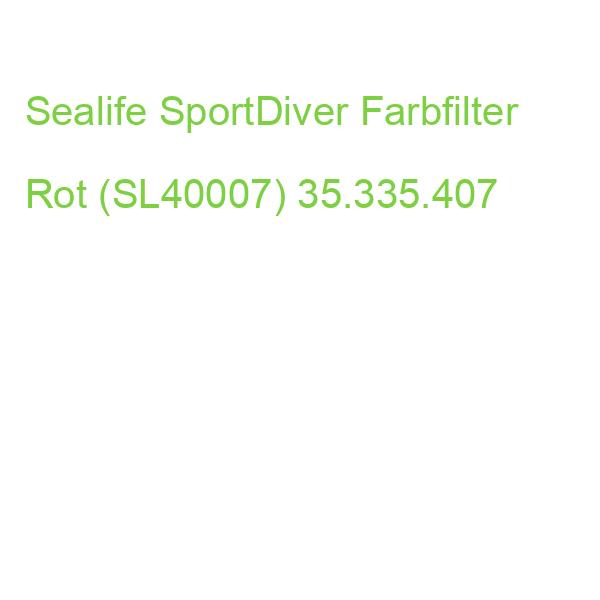 Sealife SportDiver Farbfilter Rot (SL40007) 35.335.407