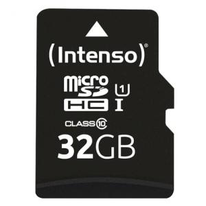 Intenso microSDHC Card 32GB C10 UHS-I Premium mit Adapter 3423480