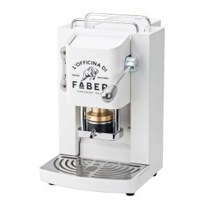 Faber Pro Deluxe ESE Pad Espressomaschine Pure White & Chrom PROWHITEBASCRO (8059513691016)