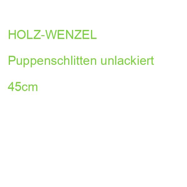 HOLZ Puppenschlitten unlackiert 45cm (4014716191385)