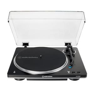 (schwarz/silber, Integrierter Phono-Vorverstärker, Bluetooth, Vollautomat, Riemenantrieb) AT-LP70XBTBS (4961310162313)