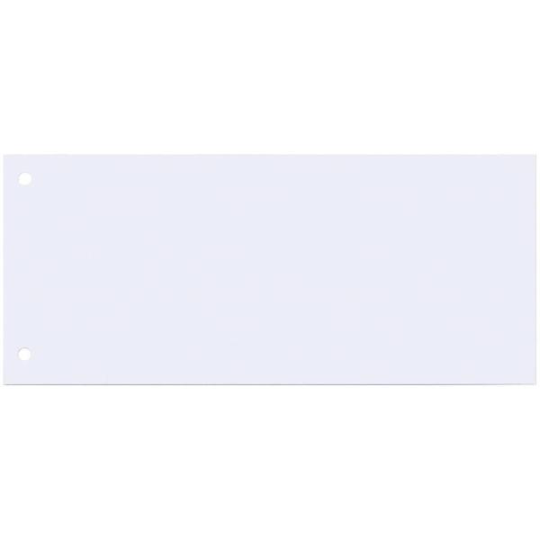 Trennstreifen 10,5x24cm 100 Stück weiß Q-CONNECT KF00515 (5706002005153)