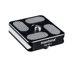 Mantona AS-40-1 Schnellwechselplatte 1021460