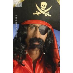 WIDMANN Augenklappe aus Satin schwarz