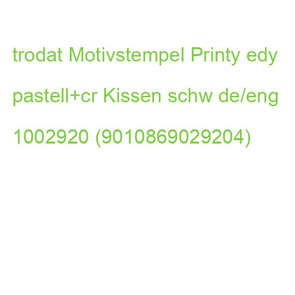 trodat Motivstempel Printy edy pastell+cr Kissen schw de/eng 1002920 (9010869029204)