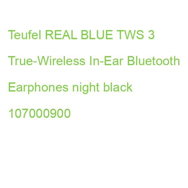 Teufel REAL BLUE TWS 3 True-Wireless In-Ear Bluetooth Earphones night black 107000900