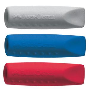 FABER-CASTELL Radierer GRIP ERASER CAP, sortiert Faber-Castell 187001 (4005401870012)