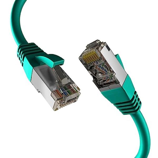EFB Netzwerkkabel CAT8.1 S/FTP PIMF 40GB Ethernet Kupfer 5m grün EC020200272 (4049759291204)