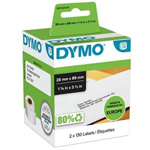 DYMO LW-Adressetiketten permanent 28x 89mm 2Rl 130St/Rolle S0722370 (5411313990103)