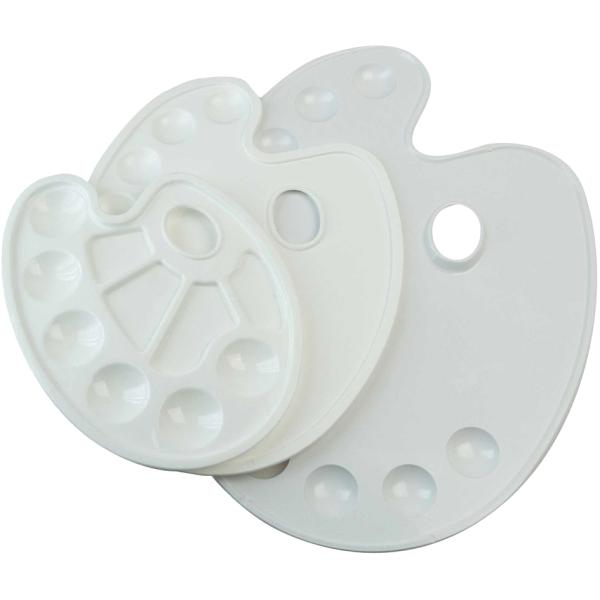 Farbmisch-Palette SOLO Goya, Kunststoff, oval, weiß KREUL 4174 (4000798041748)