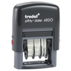 trodat Datumstempel Printy ISO schw+Kissen schw 4820 73867 (0092399738671)
