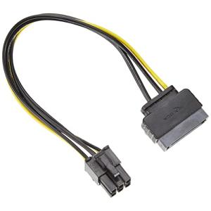 Strom-Adapterkabel 15 Pin SATA > 6 Pin PCIe (21 cm) 82924 (4043619829248)