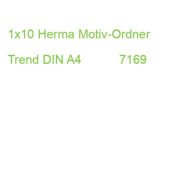 1x10 Herma Motiv-Ordner Trend DIN A4 7169