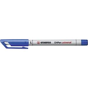 Folienstift OHPen universal wasserlöslich superfein Einzelstift blau STABILO 851/41 (4006381119177)