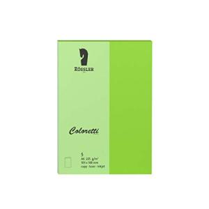 ROESSLER RÖSSLER Karten Coloretti hellgrün DIN A6 hd 5 Stück (4014969518748)