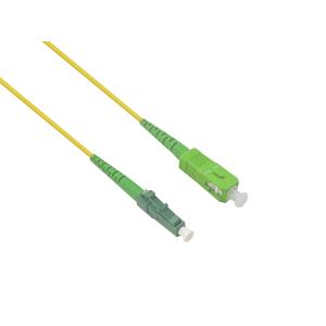 helos LWL Simplex Patchkabel SC/APC-LC/APC G657 9/125µm OS2, 15m 372019 (4005938720194)