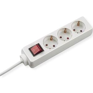 Steckdosenleiste 3f. S ws 1,5m BACHMANN 384272S 3xSchutzkontaktsteckdosen weiß 384.272S (4016514038688)