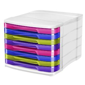CEP Schubladenbox HAPPY, 8 Schübe, bunt cep 1003980811 (3462153983819)