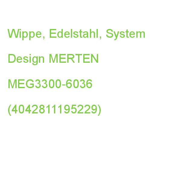 Wippe, Edelstahl, System Design MERTEN MEG3300-6036 (4042811195229)