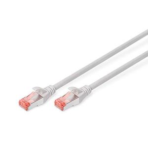 DIGITUS Patchkabel Cat6 S/FTP 2xRJ45 15.0m grau Hebelschutz Polybeutel DK-1644-150 (4016032322290)