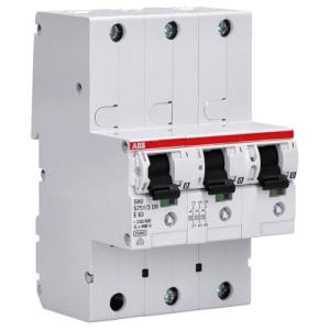 ABB Leitungsschutzschalter S751/3DR-E63 63A 3x1polig 25kA 2CDH781001R2632 (4016779838900)