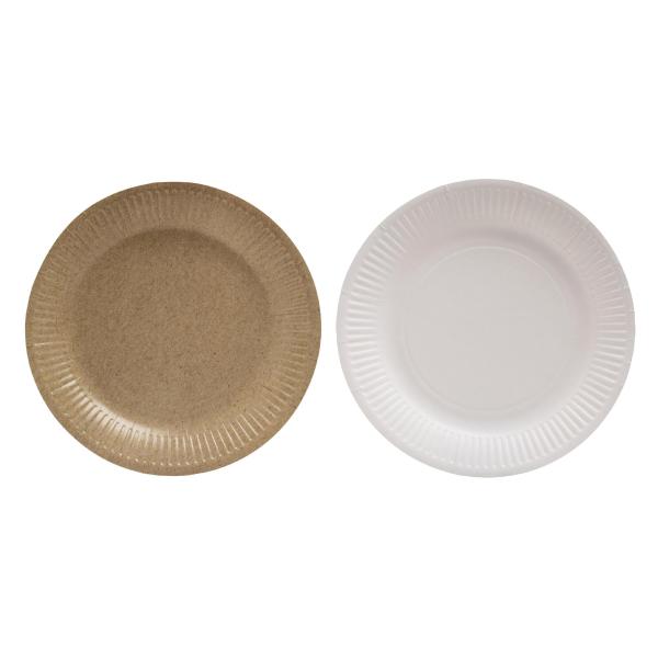 Papp-Teller, rund, 230 mm, kraft PROnappe 79109I (3281510791092)