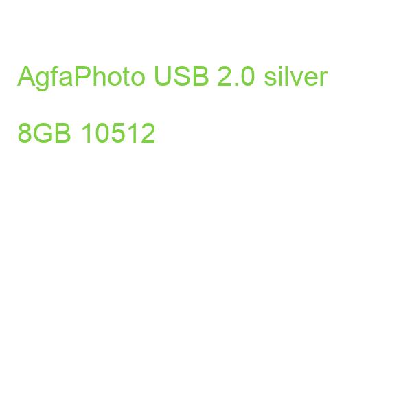 AgfaPhoto USB 2.0 silver 8GB 10512