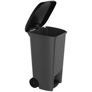 Abfalltonne, 100 Liter, Kunststoff, anthrazit EDA 010644 G.ANT/NO (3086960261474)