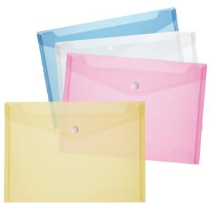 Dokumententasche, DIN A5, PP, blau/ transparent herlitz 10917516 (4008110347837)