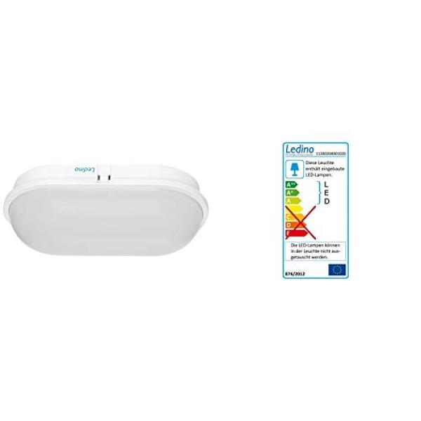 LEDINO Isovalleu Schwabing XXL 204001020 20W 1650lm 4000K oval IP65 PC weiss 11200204001020 (4038104149222)