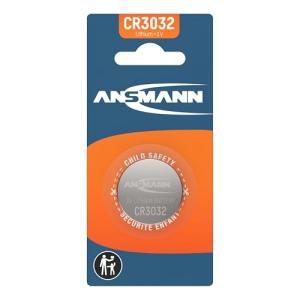 Lithium Knopfzelle CR3032, 3 Volt, 1er Blister ANSMANN 1516-0013 (4013674025596)