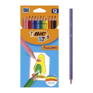 BIC KIDS Buntstifte Tropicolors, 12er Kartonetui Bic 83256611 (3270220022503)