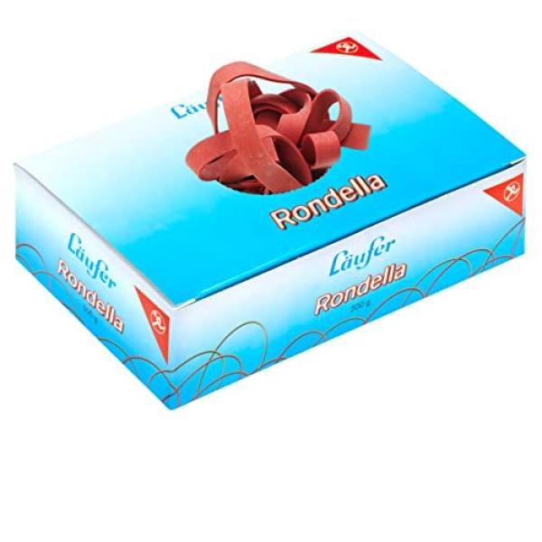 Gummibänder RONDELLA im Karton, 130 x 10 mm, 500 g Läufer 51342 (4006677513429)