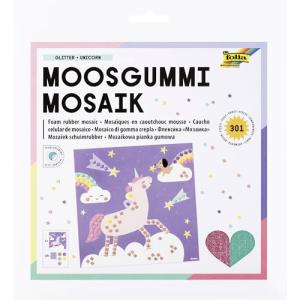 Moosgummi-Mosaik 'UNICORN', 301 Teile folia 23814 (4001868145946)
