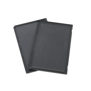 Grillplatte oben, geriffelt / glatt (anthrazit, für Kontaktgrill PG 4.3, PG 4.4) 60213358 (4011833400741)