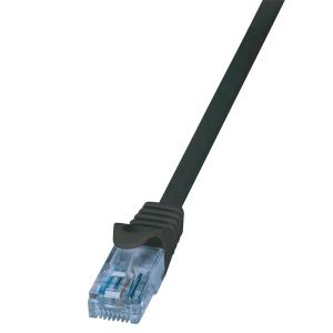 LogiLink Patchkabel EconLine, Kat. 6A, U/ UTP, 0, 25 m, schwarz CP3013U (4052792044164)