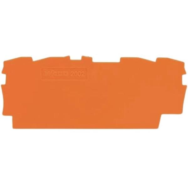 WAGO Abschluss-und Zwischenplatte,0,8 mm dick,orange 2002-1492 (4055143234245)