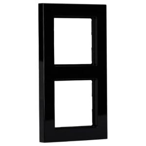 Jung Rahmen 2f.bruchsicher f.waager.u.senkr.komb. schwarz A5582BFSW (4011377172876)