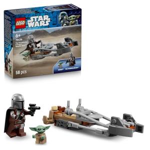 Star Wars Der Mandalorianer und Grogu auf ihrem Speeder Bike 75436 (5702018062951)