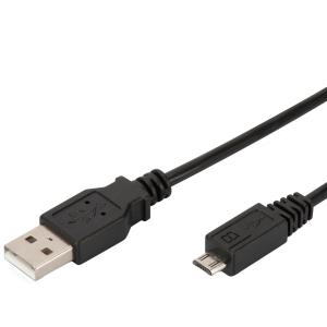 DIGITUS USB 2.0 Anschlusskabel Typ A -mikro B St/St 1.0m, sw AK-300110-010-S (4016032285793)