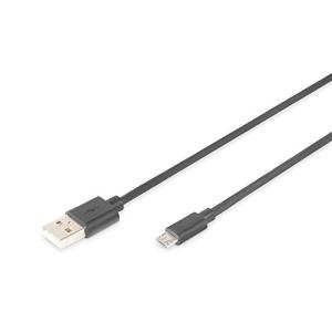 DIGITUS USB 2.0 Anschlusskabel Typ A -mikro B St/St 1.0m, sw AK-300110-010-S (4016032285793)