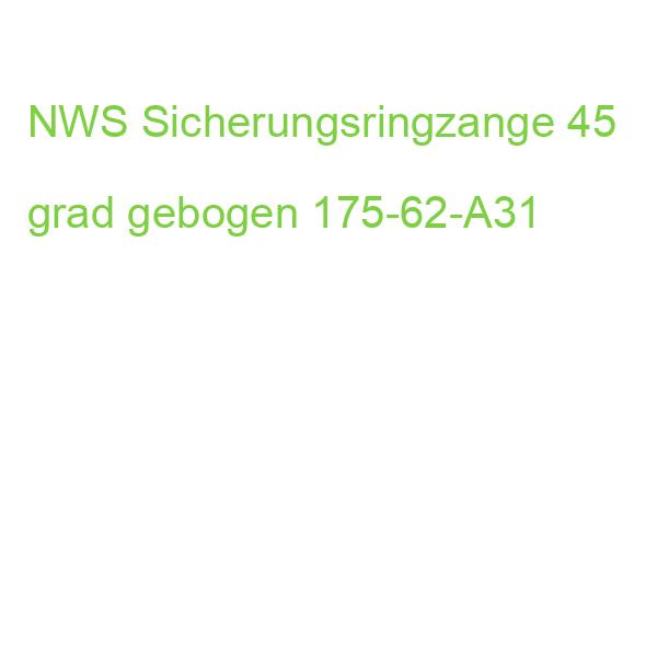 NWS Sicherungsringzange 45 grad gebogen 175-62-A31